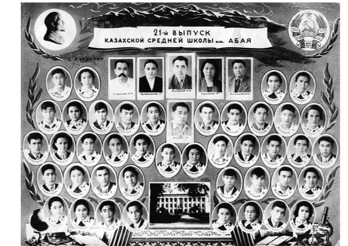 School graduation photo - e-history.kz